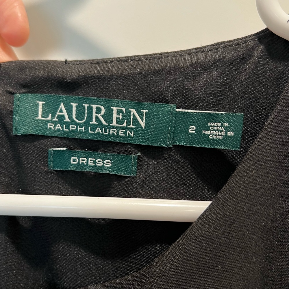 NWOT Ralph Lauren Black/White Dress - Picture 3 of 3
